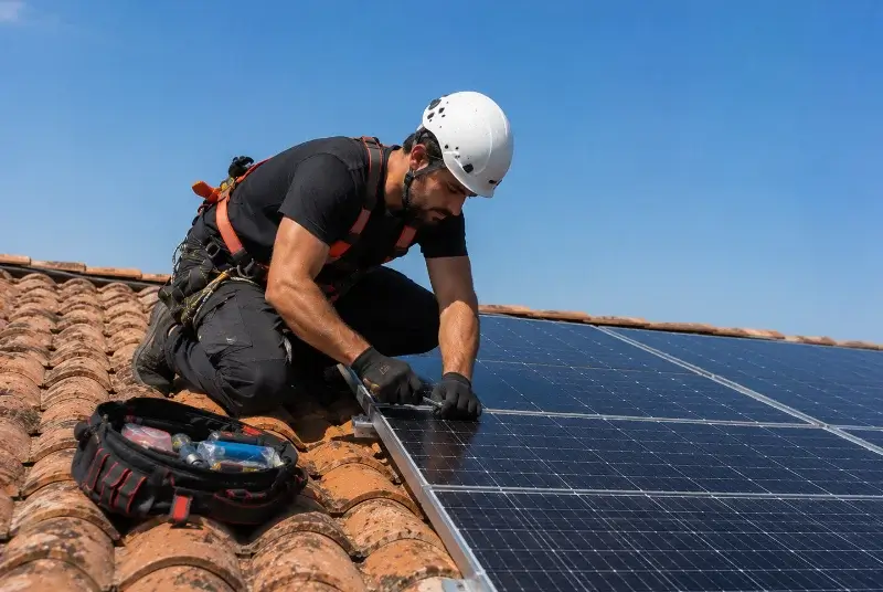 Maintenance et monitoring de panneaux solaires à Crempigny-Bonneguête